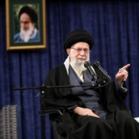 Iran\'s Supreme Leader Ayatollah Ali Khamenei speaks during a meeting in Tehran on Wednesday | OFFICE OF THE IRANIAN SUPREME LEADER / WEST ASIA NEWS AGENCY / VIA REUTERS