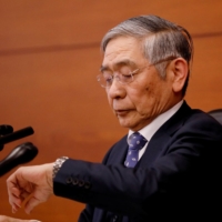 Bank of Japan Gov. Haruhiko Kuroda achieved price rises after decades of deflation and anemic growth but without engineering durable expansion fueled by domestic demand. | REUTERS