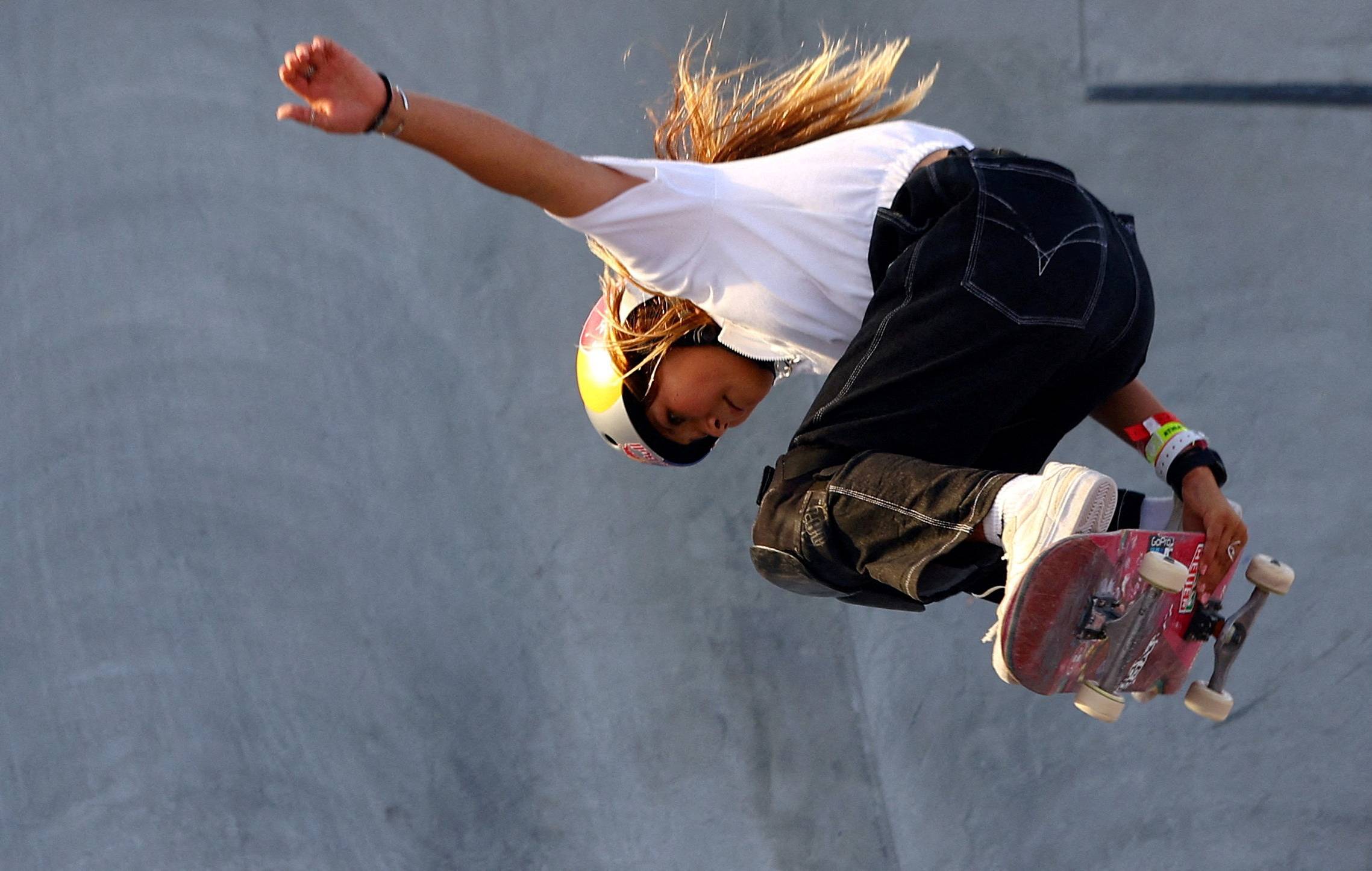 14-year-old Sky Brown claims gold at skateboarding world championships