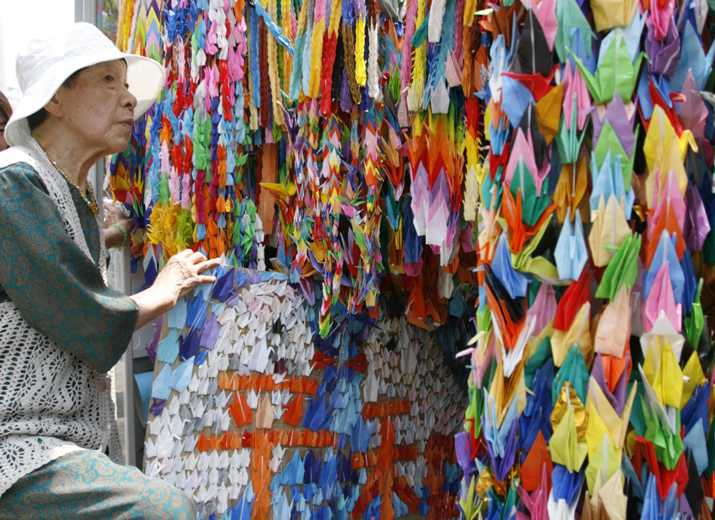 Paper cranes by Abomb victim Sadako Sasaki eyed for UNESCO heritage