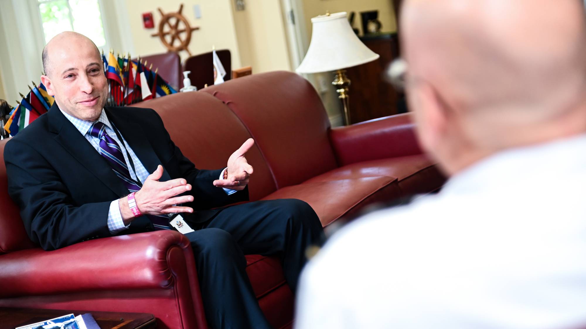 Deputy Assistant Secretary of Defense Michael Chase visits Fort Lesley J. McNair in Washington in May 2021. | U.S. AIR FORCE