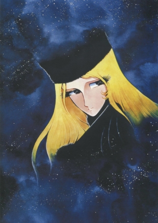The original illustration of 'Galaxy Express 999' | © LEIJI MATSUMOTO, STUDIO LEIJISHA