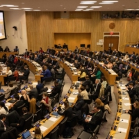 A U.N. conference is held on the Law of the Sea and the conservation and sustainable use of marine biological diversity of areas beyond national jurisdiction, at the United Nations headquarters in New York City on Monday. | AFP-JIJI