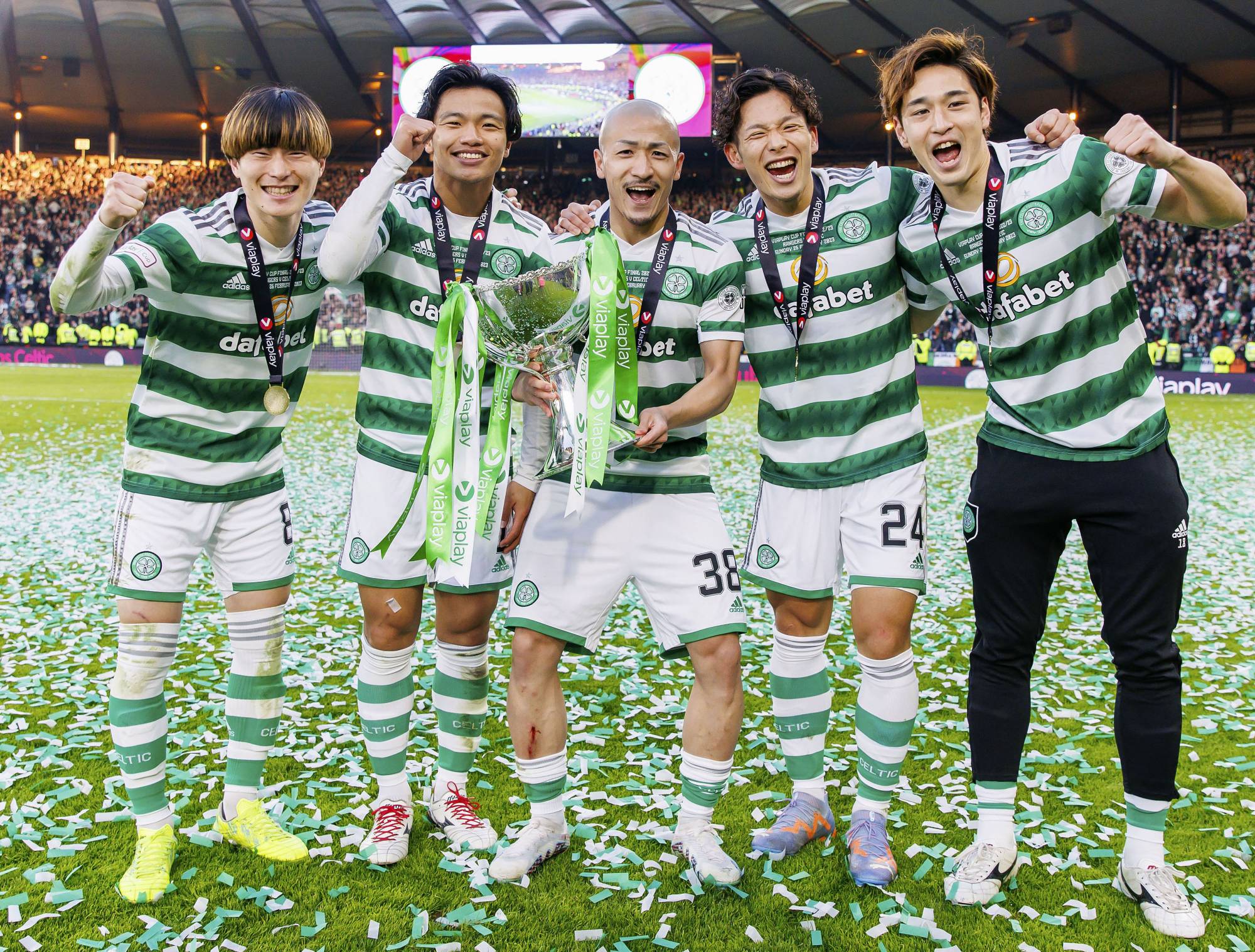 Kyogo Furuhashi scores brace to lift Celtic in Scottish League Cup final