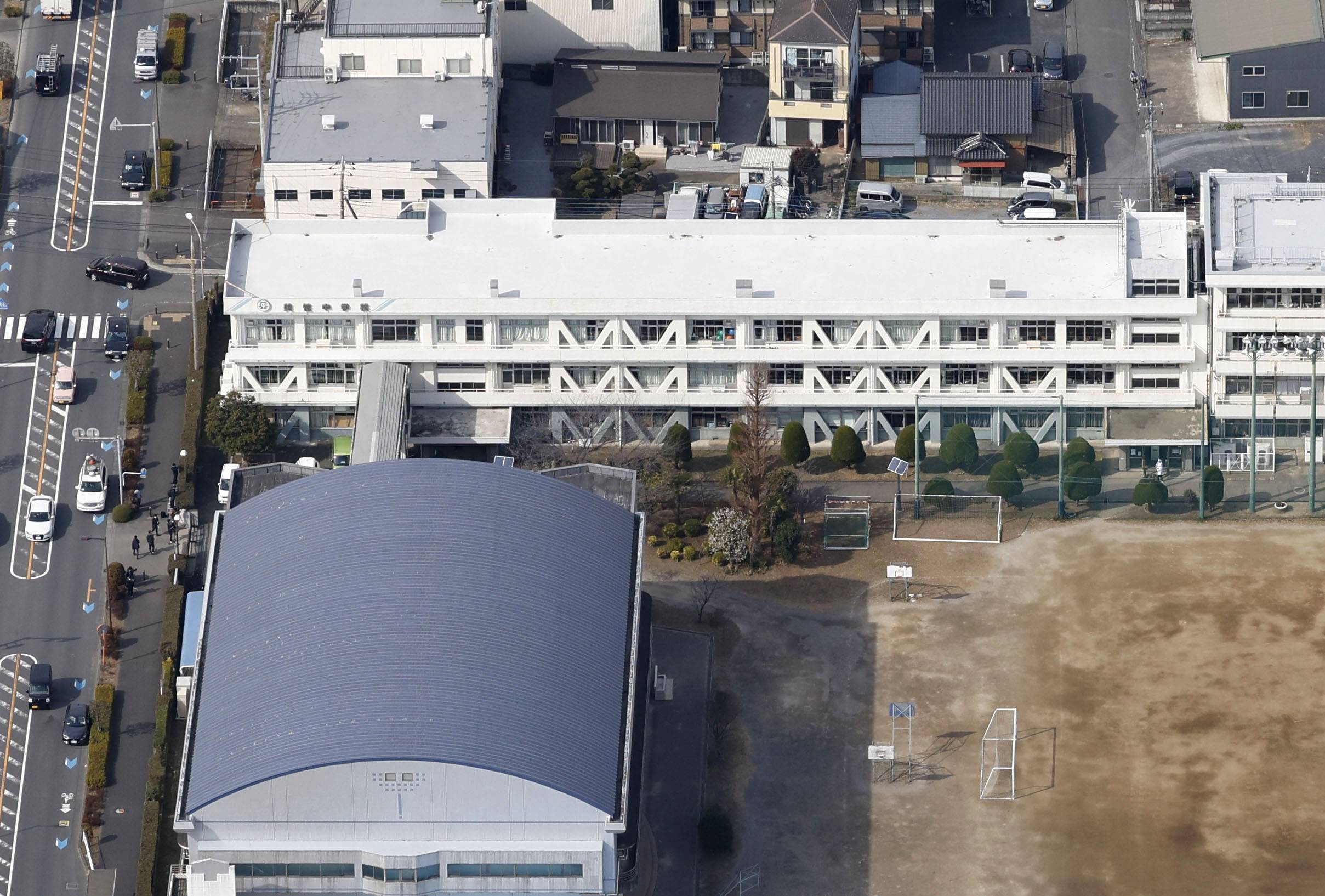 Misasa Junior High School in Toda, Saitama Prefecture, on Wednesday | KYODO