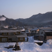 The town of Nishikawa at the foot of sacred Mount Gassan is covered by snow for more than one third of the year. | KOUTAROU WASHIZAKI
