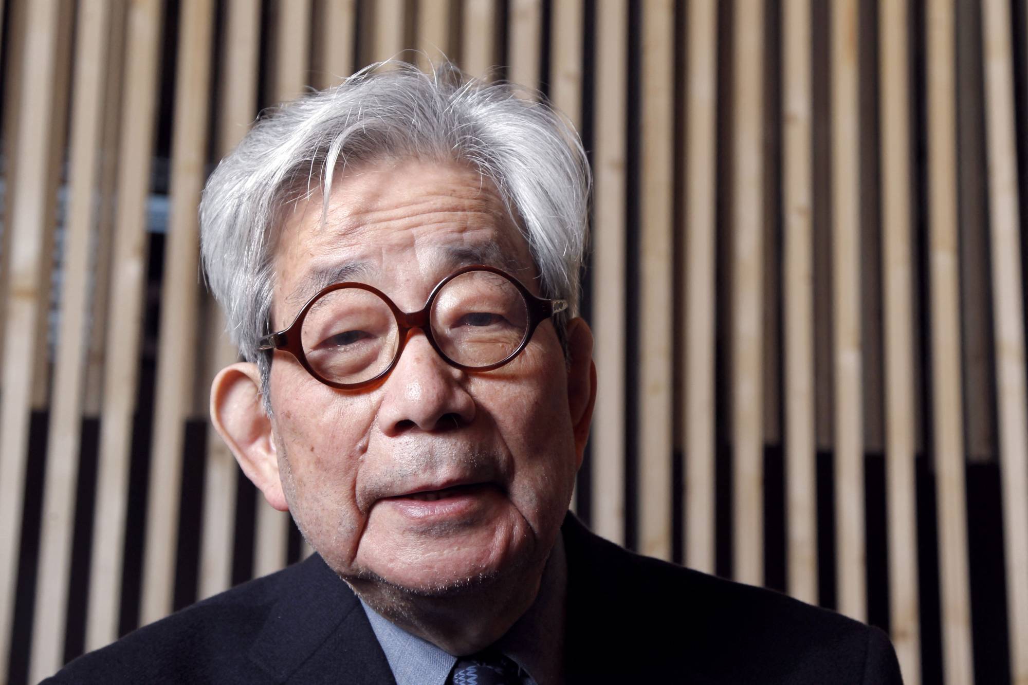 Kenzaburo Oe expressed guilt over his initial treatment of his eldest child. | AFP-JIJI