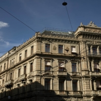 The headquarters of Credit Suisse in Zurich on Thursday | LEA MEIENBERG / THE NEW YORK TIMES