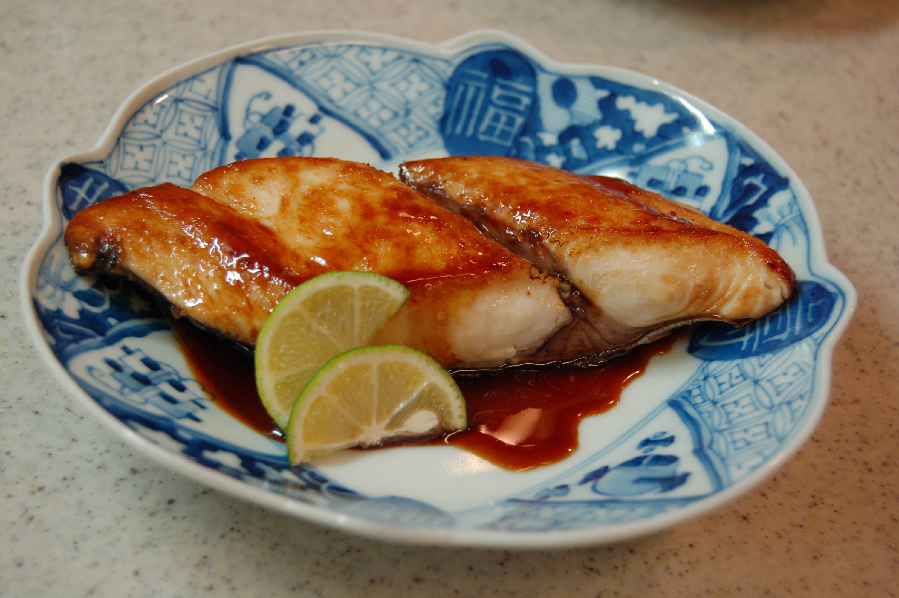 A teriyaki glaze is the perfect enhacement to fresh sawara (Spanish mackerel) fillets. | ELIZABETH ANDOH