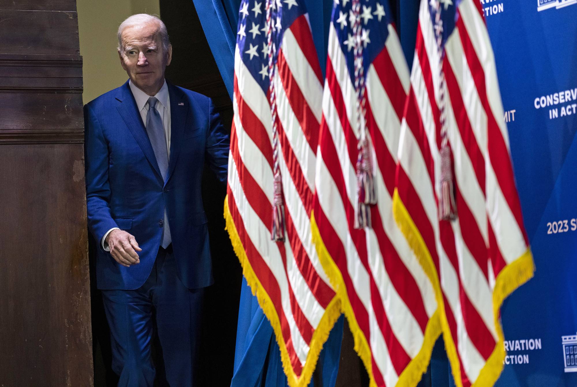 The administration of U.S. President Joe Biden has long feared that Beijing could compel TikTok to hand over the sensitive data of American users. | DOUG MILLS / THE NEW YORK TIMES