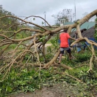 Damage in the aftermath of Cyclone Kevin in Port Vila, Vanuatu, on March 4 | DEVMODE / VIA REUTERS