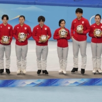 Japan finished third in the figure skating team competition at the 2022 Beijing Winter Games, reaching the podium for the first time. | USA TODAY / VIA REUTERS