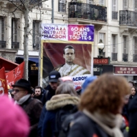 Often characterized as aloof, arrogant and out of touch with the ordinary citizen, Macron was re-elected after many voters cast a ballot for him in 2022 solely to block the far-right, nationalist candidate Marine Le Pen. | BLOOMBERG

