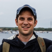 Wall Street Journal reporter Evan Gershkovich in July 2021. The journalist has been detained in Russia for espionage, Russian news agencies reported Thursday, citing the FSB security services. | AFP-JIJI