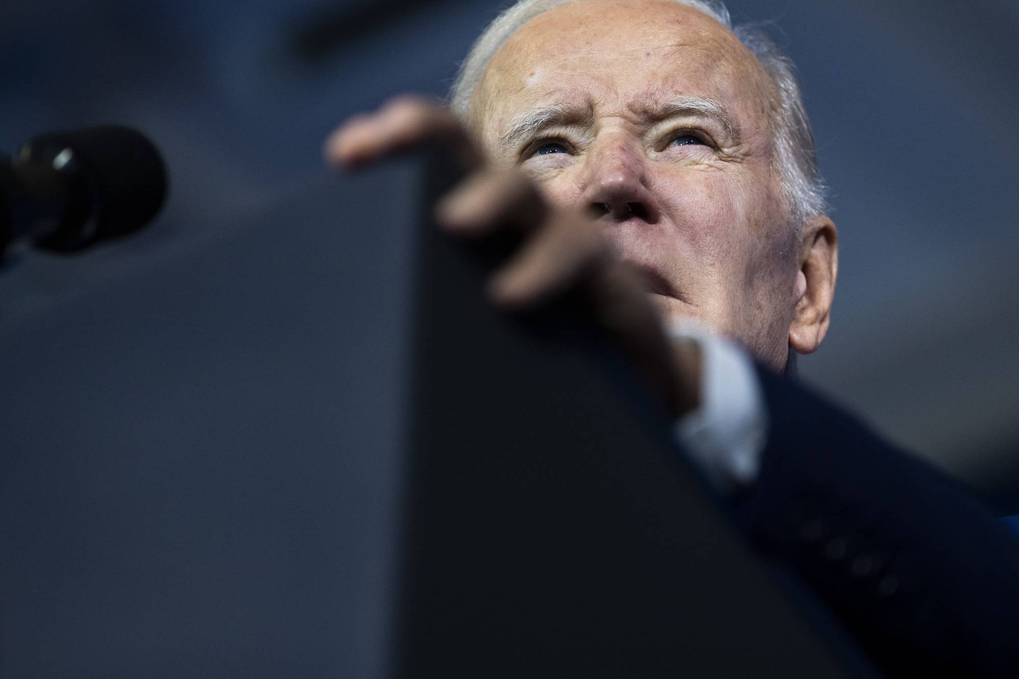 U.S. President Joe Biden speaks during a reception celebrating Nowruz in the East Room of the White House in Washington on March 20. The Biden administration has been trying to choke off use of hacking tools made by the Israeli firm NSO; it turns out that not every part of the government has gotten the message.  | DOUG MILLS / THE NEW YORK TIMES