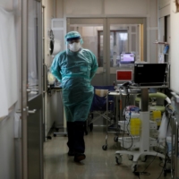 An Intensive Care Unit ward at St. Marianna University Yokohama Seibu Hospital, where patients with COVID-19 are being treated, in May 2021 | REUTERS