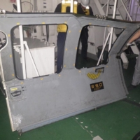 A door found during a search for a Ground Self-Defense Force helicopter that went missing Thursday near Miyako Island, Okinawa Prefecture | 11TH REGIONAL COAST GUARD HEADQUARTERS