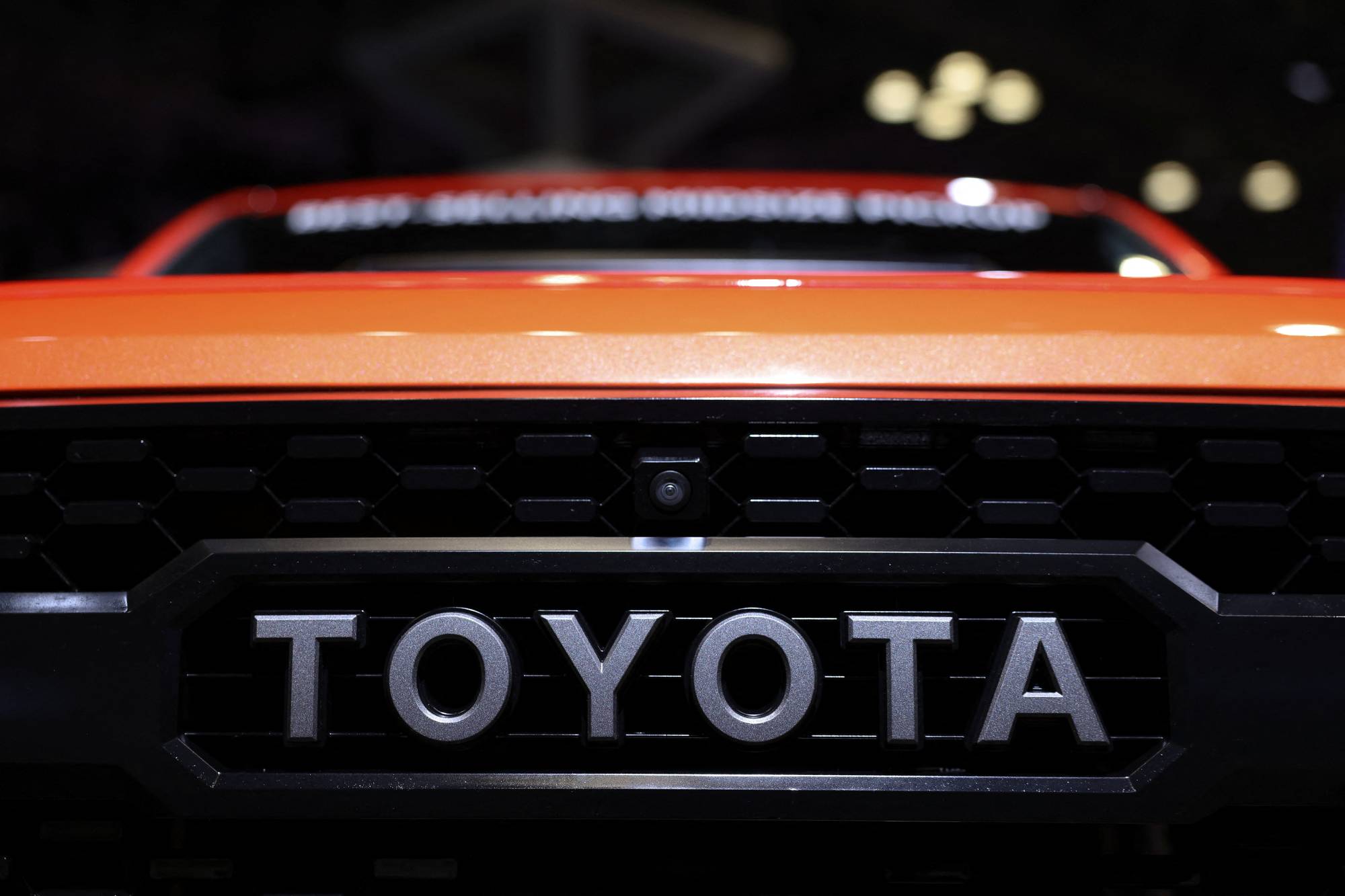 A Toyota Tacoma at the New York International Auto Show in New York City on Wednesday | REUTERS