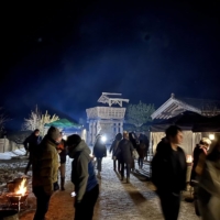 A night market held in Bisei in December 2022 | COURTESY OF IBARA CITY
