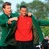 The first of Tiger Woods\' 15 major titles came at the Masters in Augusta, Georgia, in April 1997. | REUTERS