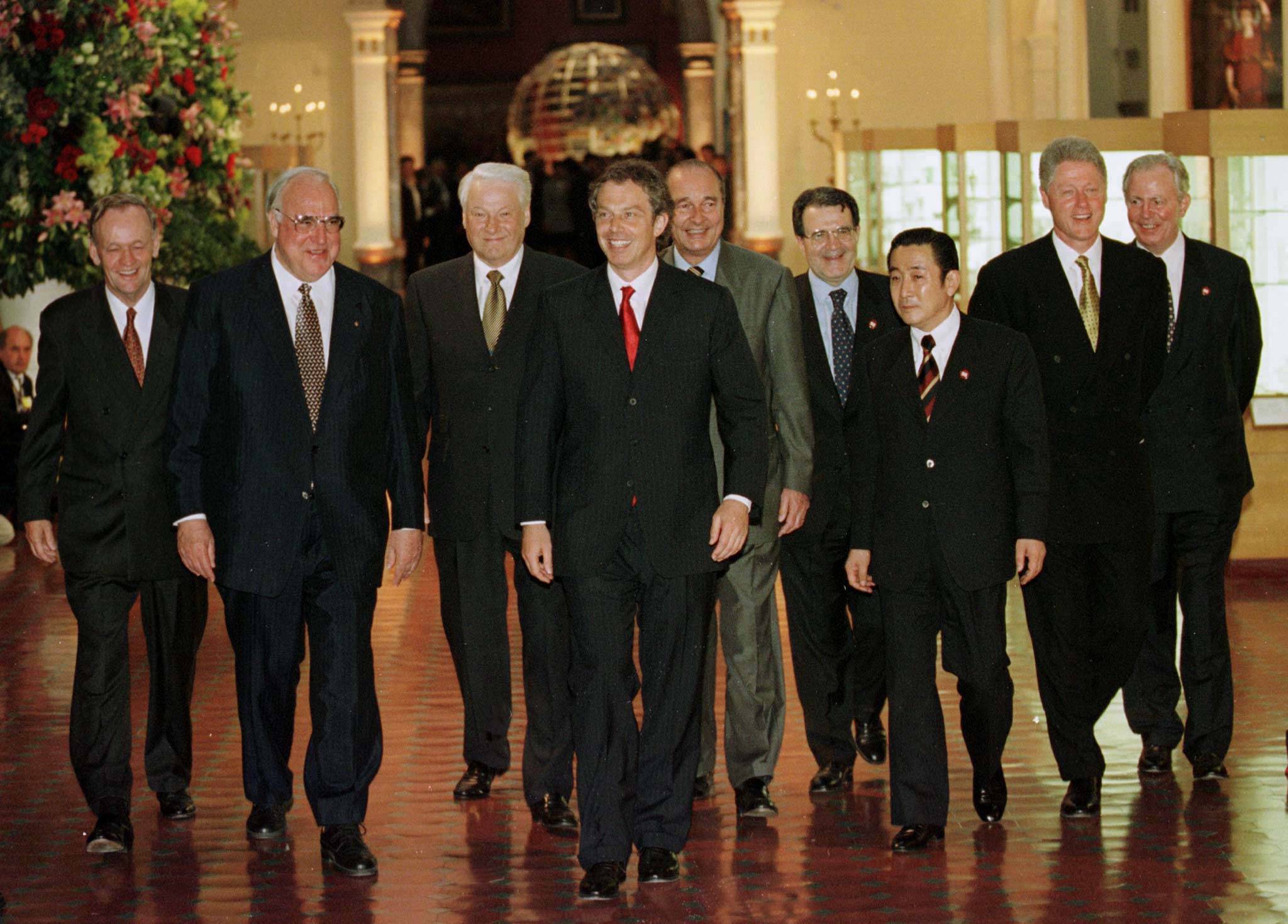 The May 1998 G8 Summit in Birmingham marked Russia's first full participation in the group previously known as the G7. | REUTERS