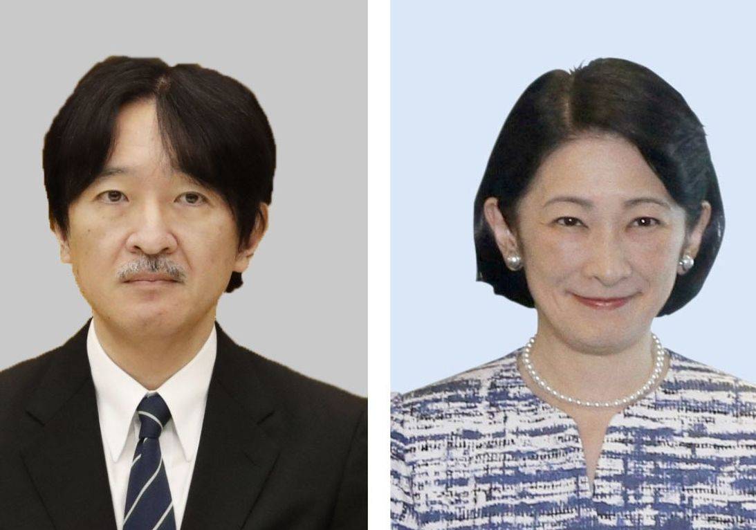 Crown Prince Akishino and his wife, Princess Kiko, will attend the coronation of Britain's King Charles III on May 6. | KYODO