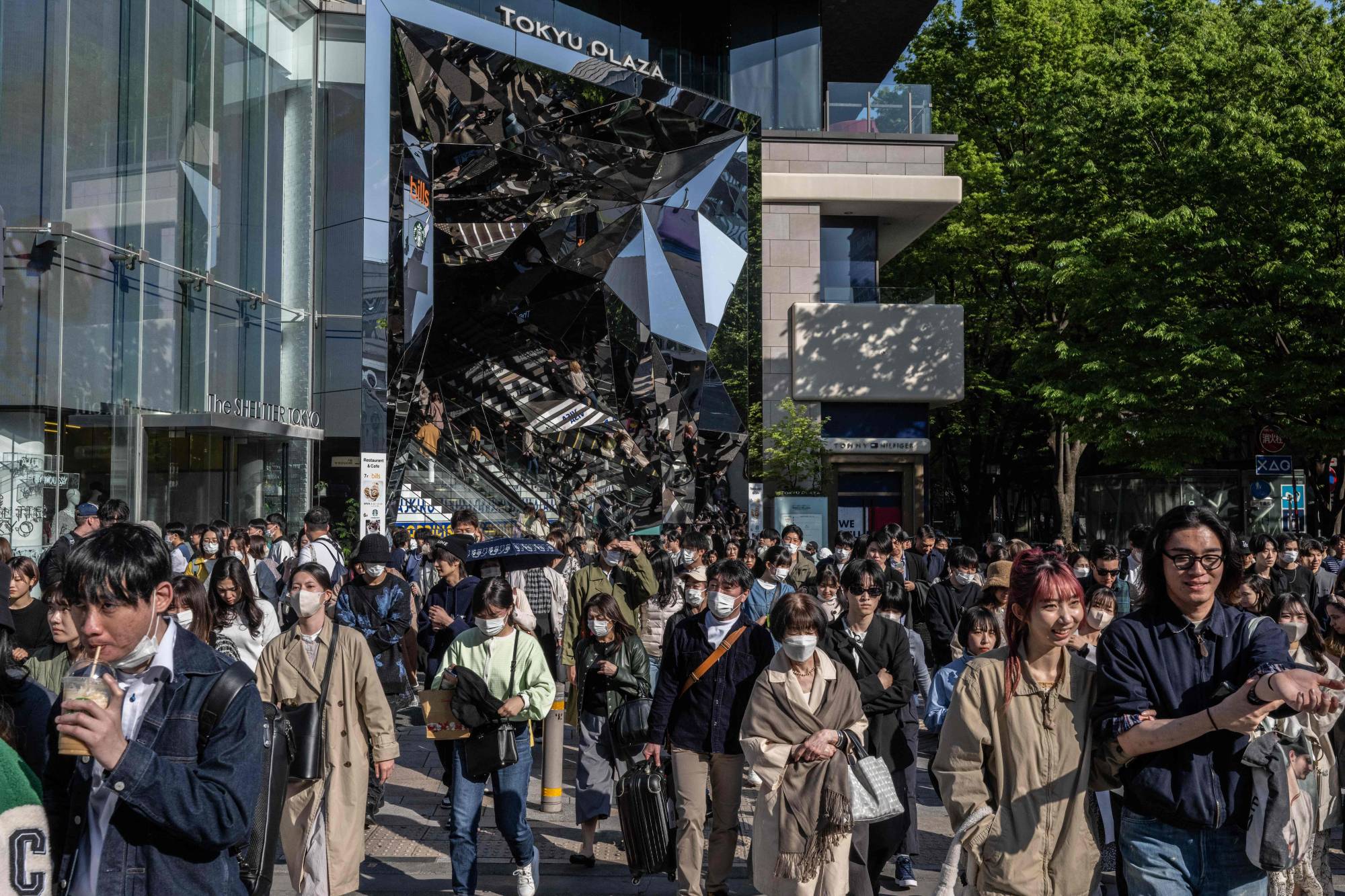 Tokyo's Omotesando shopping district on Sunday | AFP-JIJI
