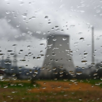 A nuclear plant near Landshut, Germany, on Friday | AFP-JIJI