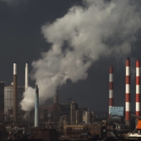 Japan\'s greenhouse gas emissions rose 2.0% in the year through March 2022, the first increase in eight years, as industrial activity picked up from the COVID-19 pandemic-induced slump. | BLOOMBERG