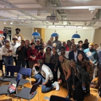 A group shot at the end of the event indicates interest in future panel discussions.  | COURTESY OF LATONYA WHITAKER