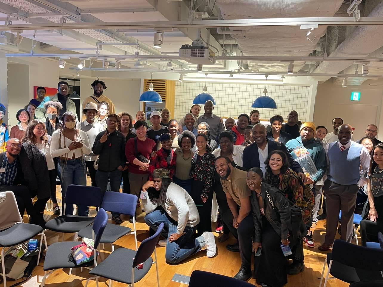 A group shot at the end of the event indicates interest in future panel discussions. | COURTESY OF LATONYA WHITAKER