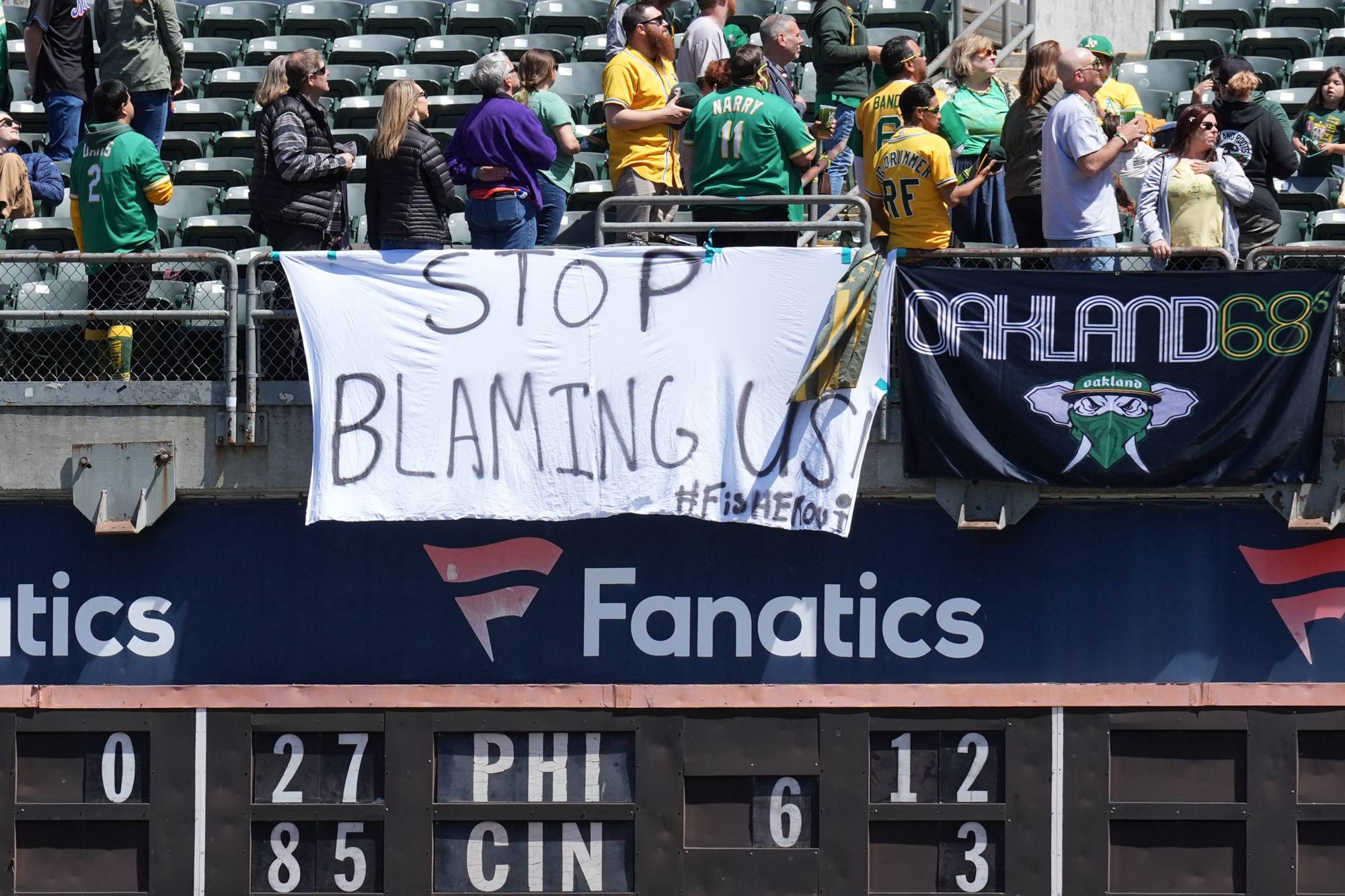 oakland athletics no fans