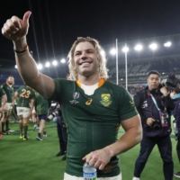 The 31-year-old\'s outsized personality was on full display during the 2019 Rugby World Cup in Japan. | REUTERS