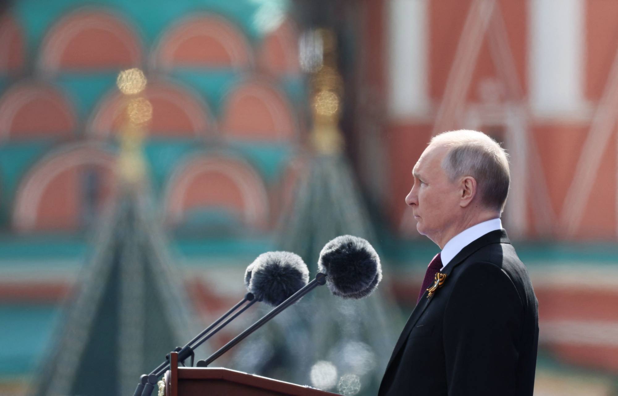 Putin touts 'sacred' battle with West in Ukraine as Russia marks pared