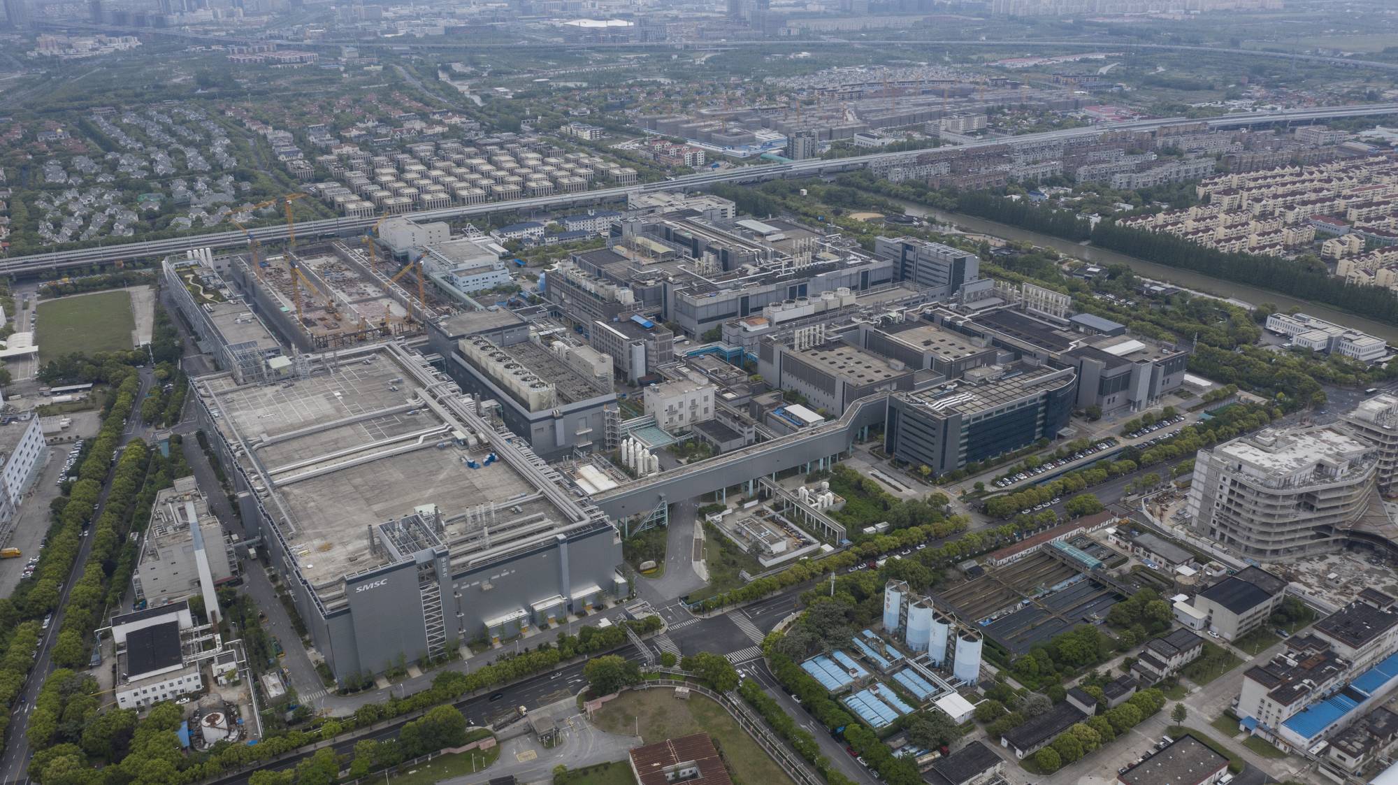 Facilities in Shanghai for Semiconductor Manufacturing International Corporation on May 4. The Group of Seven summit is expected to focus on creating routes and inventories for steady supplies of microchips, rare earth minerals and other commodities. | Qilai Shen / The New York Times
