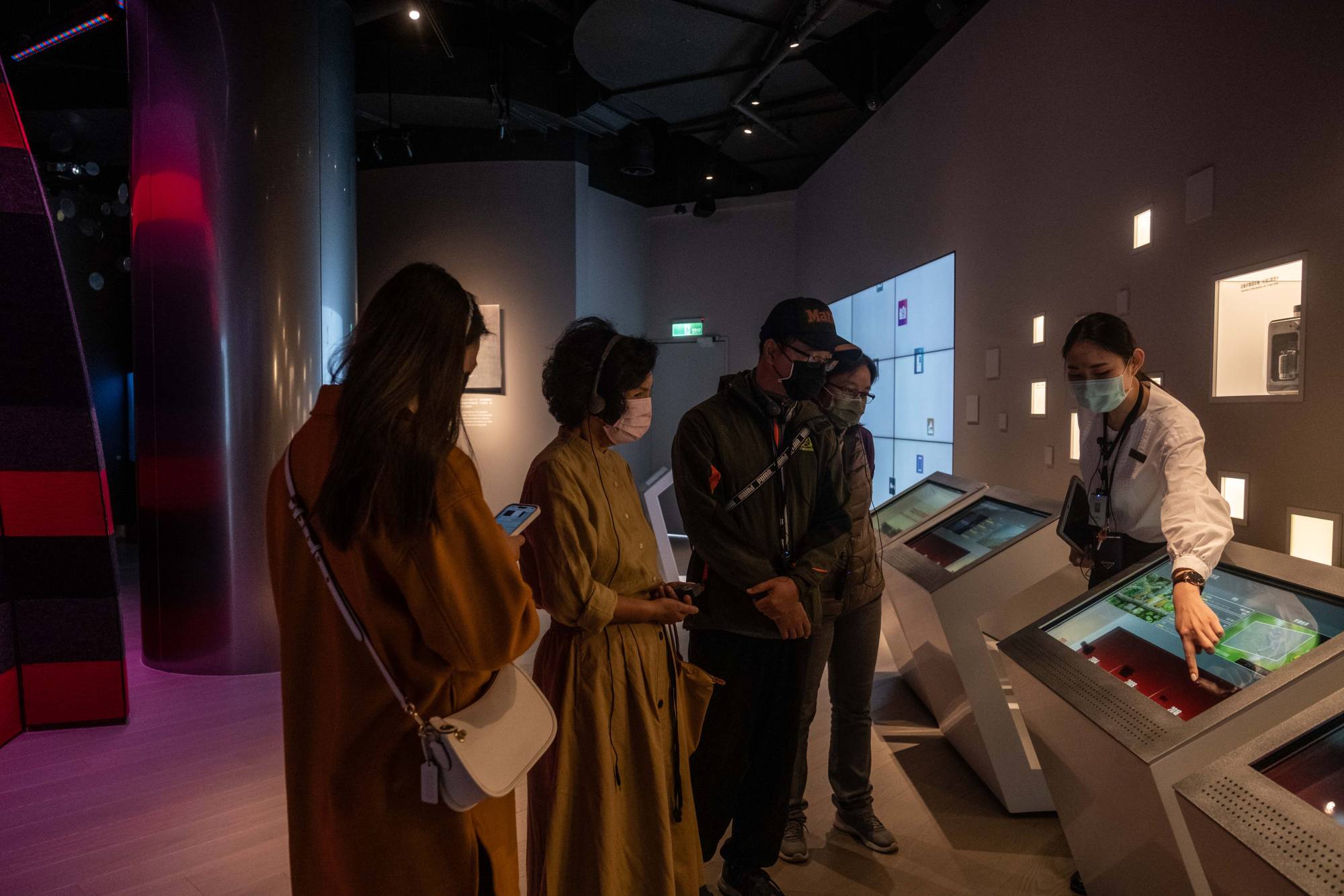Visitors at the TSMC Museum of Innovation in Hsinchu, Taiwan. | Lam Yik Fei / The New York Times