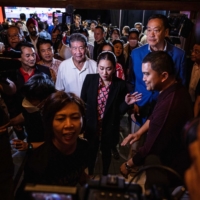 Paetongtarn Shinawatra, daughter of former Thailand Premier Thaksin Shinawatra and a front-runner for prime minister, on Sunday | BLOOMBERG

