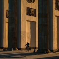 The Brandenburg Gate in Berlin. Last year, military spending in Europe had its biggest annual rise in three decades, the Stockholm International Peace Research Institute reported.  | ANDREEA CAMPEANU / THE NEW YORK TIMES
