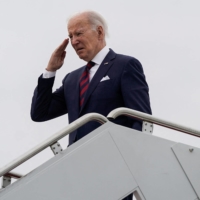 U.S. President Joe Biden boards Air Force One as he departs for Dover, Delaware, from Joint Base Andrews in Maryland on Saturday. | REUTERS