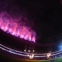 Friday\'s J. League first-division game between FC Tokyo and Kawasaki Frontale drew 56,705 to Tokyo\'s National Stadium, a record for the rivalry known as the \"Tamagawa Clasico.\" | DAN ORLOWITZ
