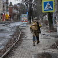 A member of Ukraine’s military in Bakhmut, Ukraine, in December.  | TYLER HICKS / THE NEW YORK TIMES