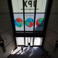 The entrance of the Tokyo Stock Exchange. Activist investors say the TSE’s latest campaign to get executives to improve long-depressed valuations is serving as a tailwind for increased shareholder proposals. | BLOOMBERG