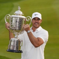 Brooks Koepka won the PGA Championship at Oak Hill Country Club in Rochester, New York, on Sunday to earn his fifth major title.  | USA TODAY / VIA REUTERS