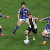 Japan and Germany last played each other at the 2022 FIFA World Cup in Qatar on Nov. 23. | REUTERS