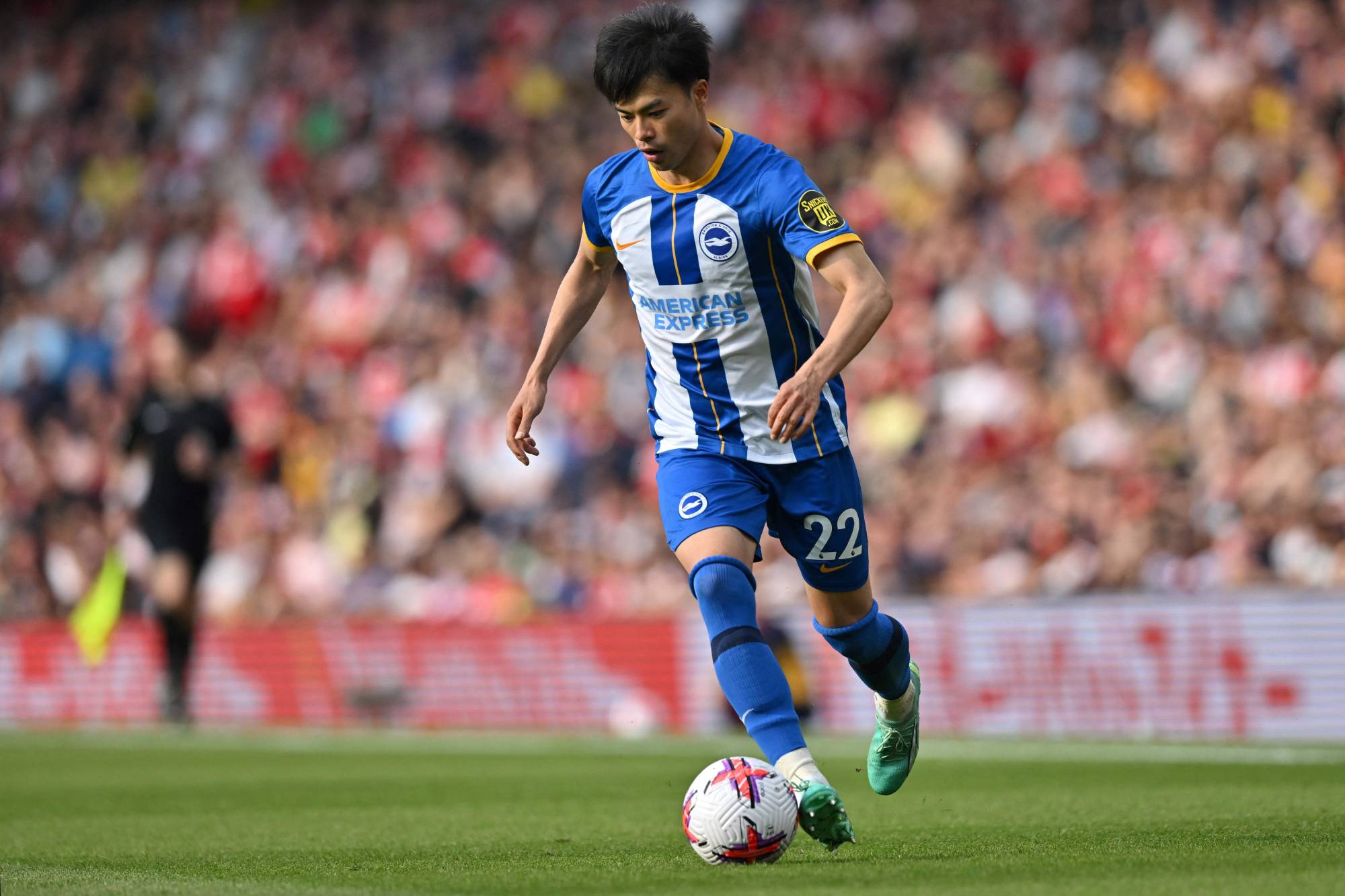 Liverpool 'keeping tabs' on Brighton winger Kaoru Mitoma. 