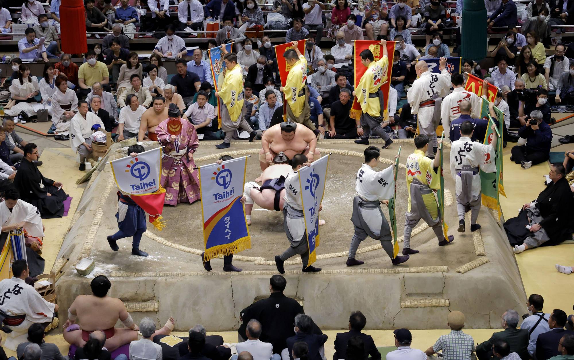 Japan's only homegrown sumo champ bows out in tears - Vanguard News