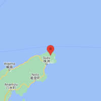 The epicenter of the earthquake that occurred on May 5 at 2:42 p.m. is located in Ishikawa Prefectural Masago Region | GOOGLE MAPS