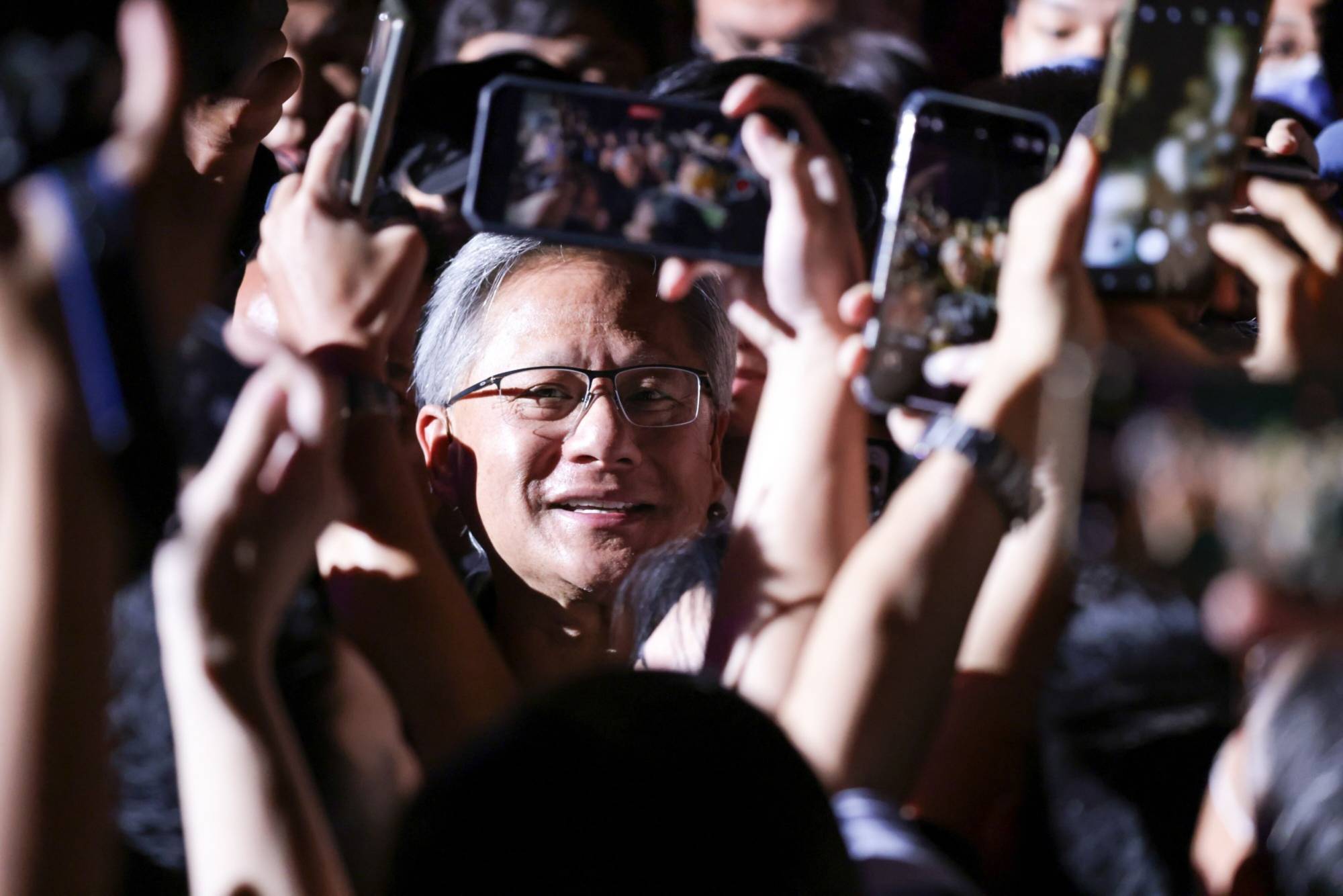 Jensen Huang, co-founder and CEO of Nvidia Corp., during the Taipei Computex expo in Taipei | BLOOMBERG