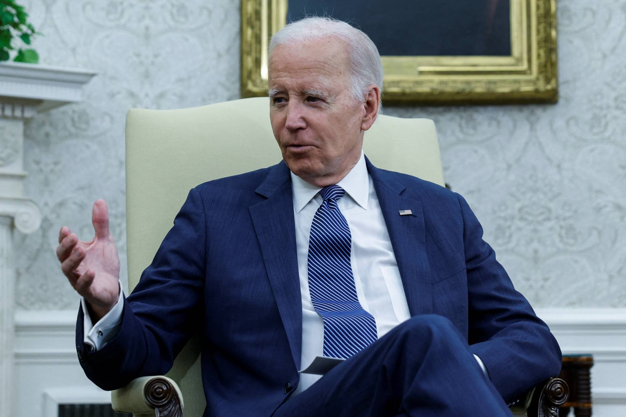 U.S. President Joe Biden at the White House in Washington on Monday | REUTERS