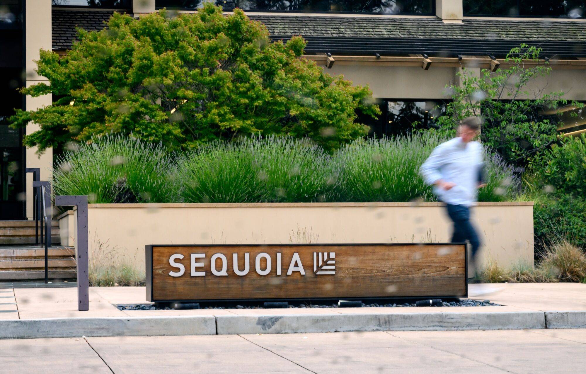 Sequoia Capital offices in Menlo Park, California, on Tuesday. Venture capital powerhouse Sequoia Capital is breaking up into three entities around the world, splitting the Chinese and U.S. operations as tensions grow between the world’s two largest economies.  | BLOOMBERG